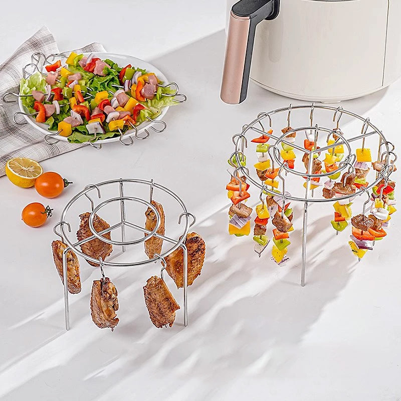 🔥 Spydholder til luftfryser | 360° jevn tilberedning, sprøtt og saftig! 🍢