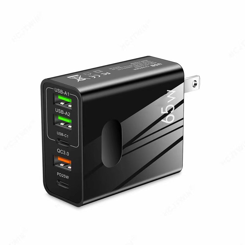 [Praktisk gave] 65 W hurtiglader med flere porter