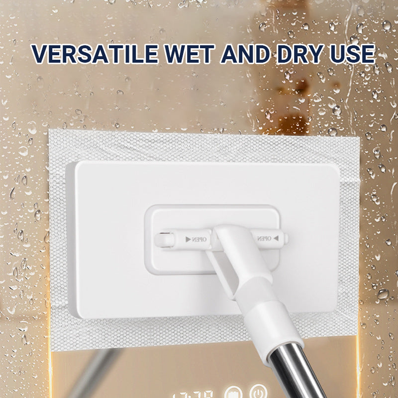 🏆SISTE DAG! 50 % RABATT🌿💦Engangsstøvmopp med 4 gjenbrukbare overtrekk 🧹✨