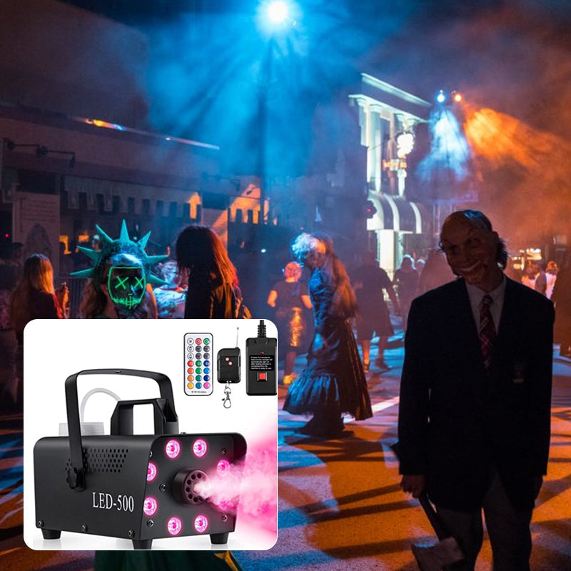🌫️🎉 Bærbar røykmaskin med LED – 50 % RABATT! Langvarig røykvirkning, 30 m rekkevidde, 4 minutters oppvarmingstid – stemningen er garantert. 💯
