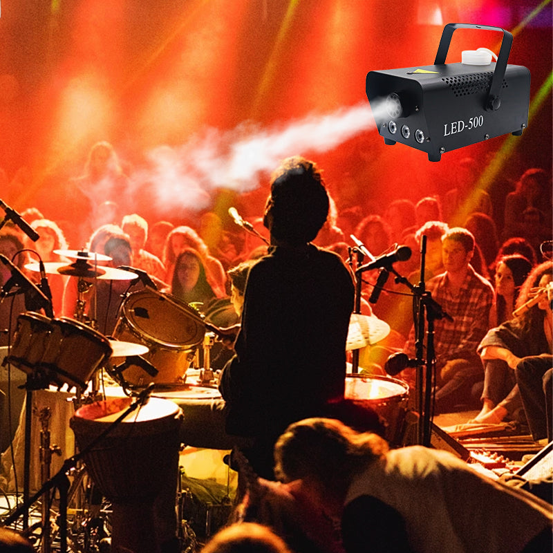🌫️🎉 Bærbar røykmaskin med LED – 50 % RABATT! Langvarig røykvirkning, 30 m rekkevidde, 4 minutters oppvarmingstid – stemningen er garantert. 💯