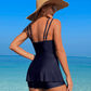 🏖️Sommertilbud🌴2-delt tankini-badedrakt med høy midje til dame👙