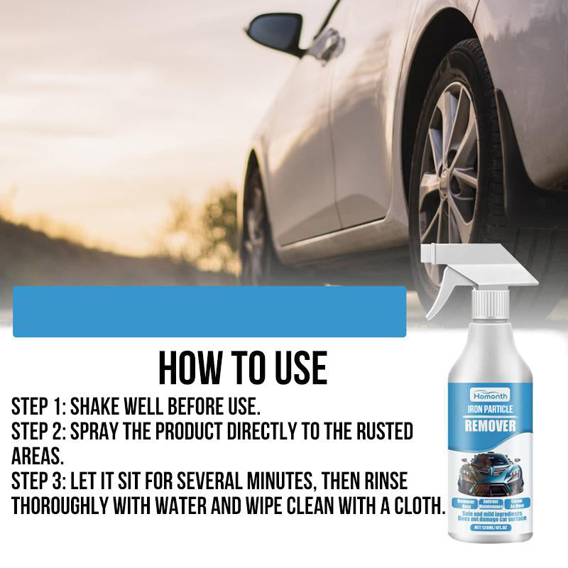 🔥SISTE DAGS TILBUD - 50% RABATT🔥Spray for fjerning av rust og jernpartikler i bilen