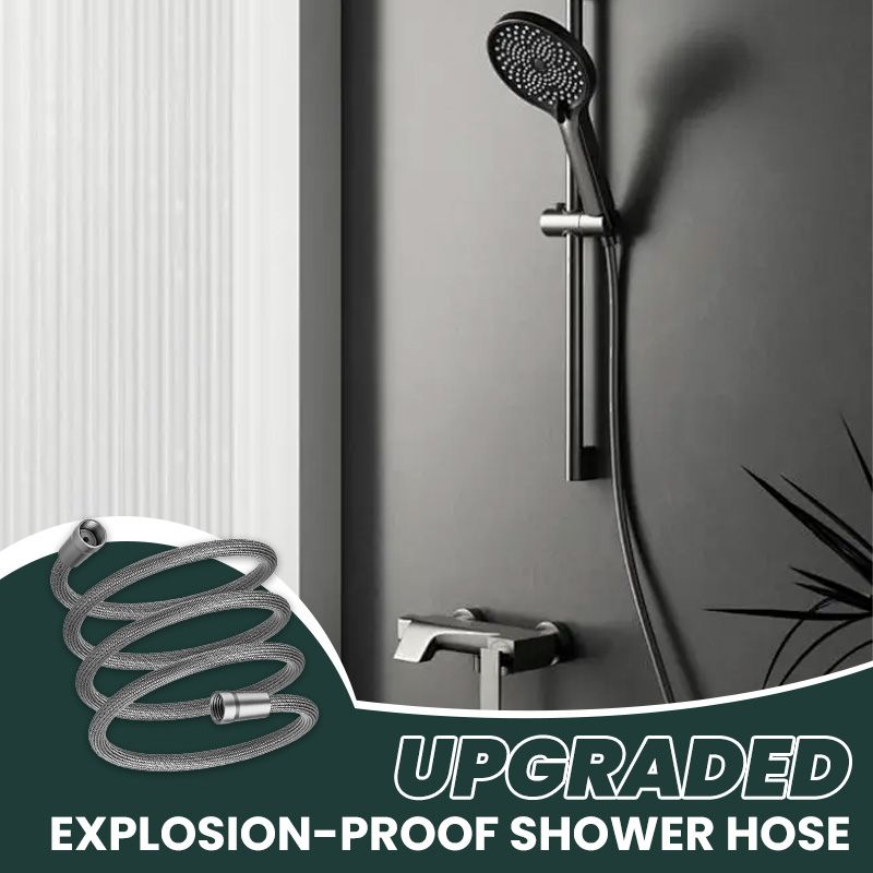 🔥 SISTE DAGS TILBUD - 50 % RABATT 🔥 Oppgradert eksplosjonssikker flettet dusjslange - Anti-lekkasje🚿