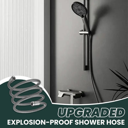 🔥 SISTE DAGS TILBUD - 50 % RABATT 🔥 Oppgradert eksplosjonssikker flettet dusjslange - Anti-lekkasje🚿