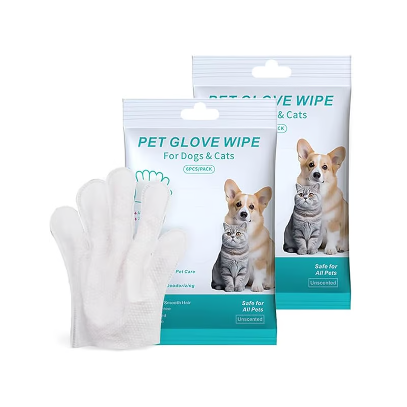 🎁Hot Sale🔥Praktiske og effektive engangs våtservietter for kjæledyr🐾 Hypoallergeniske, 6-pakning