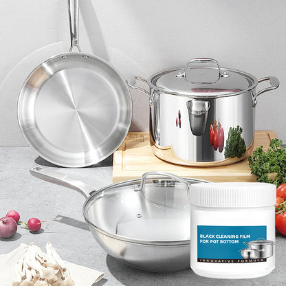 🔥 Oppløsende Masse for Bruntavfall – Dyp Rengjøring for Kjele/Fat Uten Skrapmerker, Fjerner Fedt og Brunning på 5 Min 🧽✨