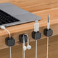 Magnetisk kabelklipsholder - sett med 6 deler