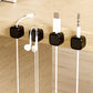 Magnetisk kabelklipsholder - sett med 6 deler