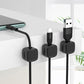 Magnetisk kabelklipsholder - sett med 6 deler