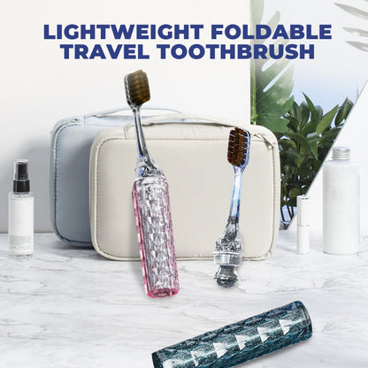 Lett sammenleggbar reisetannbørste