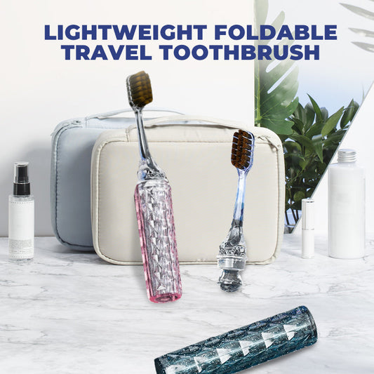 Lett sammenleggbar reisetannbørste