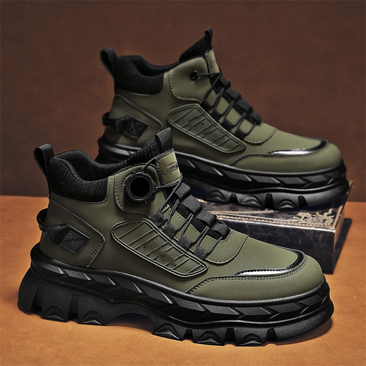 🥾Mest populære herresko - Herre retro, casual, chunky ankelstøvletter