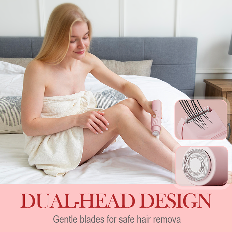 🎅Årets julegave er skjønnhet🌸Epilator med to hoder for kvinner, IPX7 vanntett