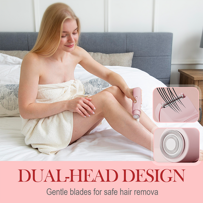 🎅Årets julegave er skjønnhet🌸Epilator med to hoder for kvinner, IPX7 vanntett