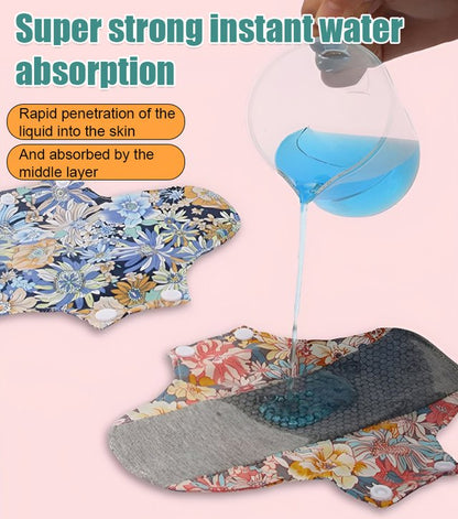 💖Gjenbrukbare bind som kan brukes i minst 4 år (tilfeldig farge)