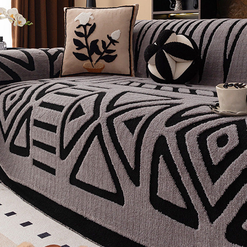 🛋️ 50 % RABATT 2025! ✨ Plysjsofaoverkast – ekstra tykt og sklisikkert teppe med elastiske kanter for høst og vinter 🍂❄️