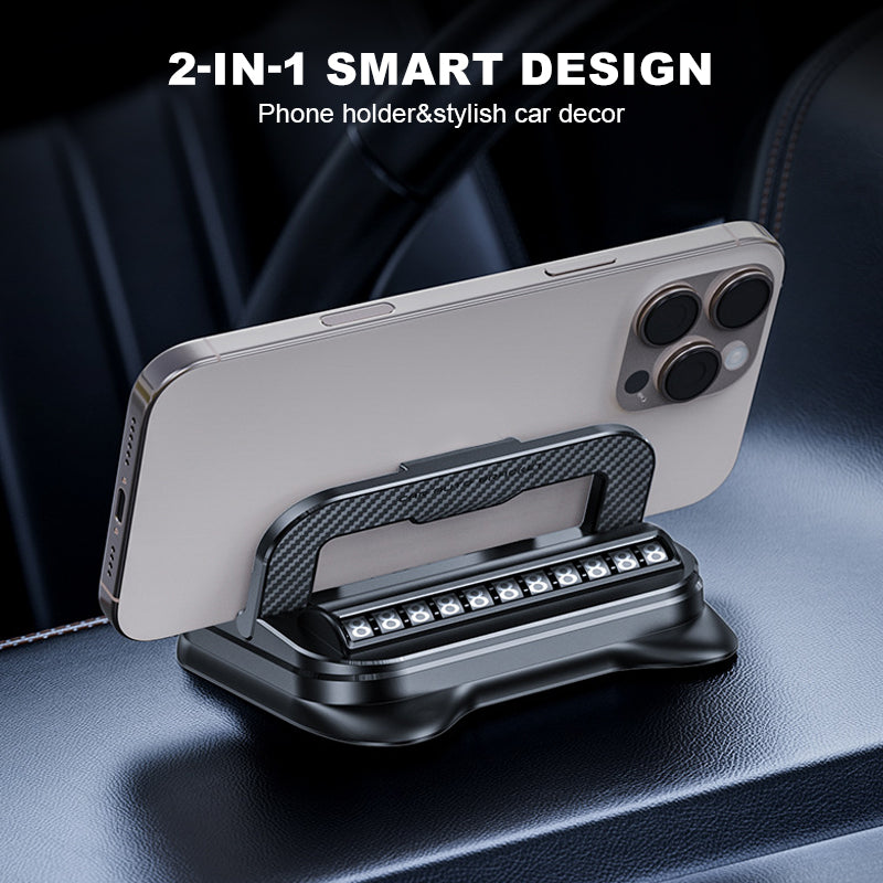 📱 49 % RABATT NÅ! ✨ 360° roterende sammenleggbar telefonholder – universell kompatibilitet med sklisikker base for skrivebord, bil og reisebruk 🚗💻