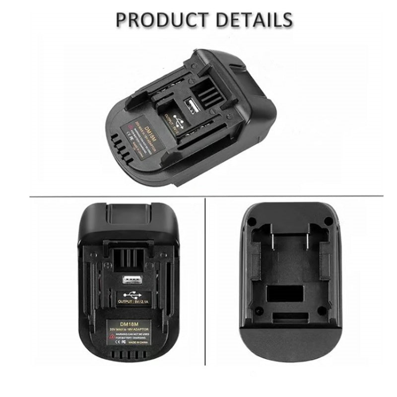 🔌⌛Litiumbatteriadapter for 18V batteriverktøy