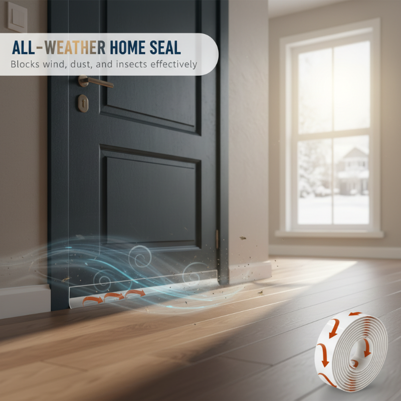 🎁✨Kjøp 1 få 1 gratis 🎁✨Self-Adhesive Weather Stripping for Doors & Windows