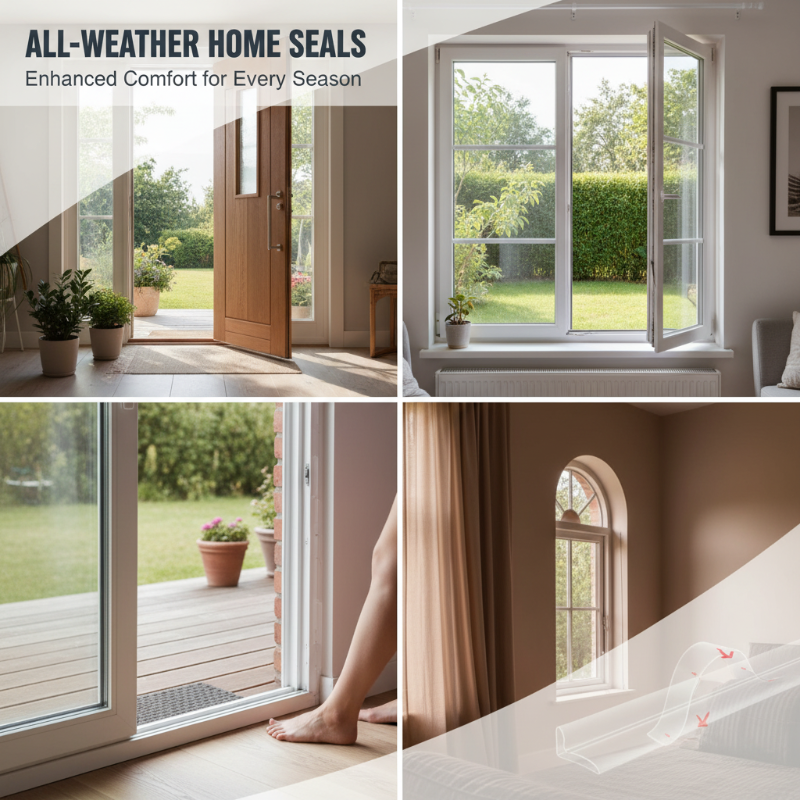 🎁✨Kjøp 1 få 1 gratis 🎁✨Self-Adhesive Weather Stripping for Doors & Windows
