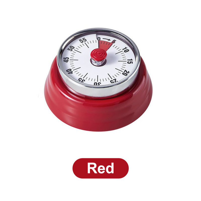 Mekanisk kjøkkenmagnetisk rund timer