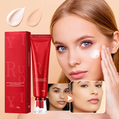Langvarig flytende matt foundation for kvinner og jenter