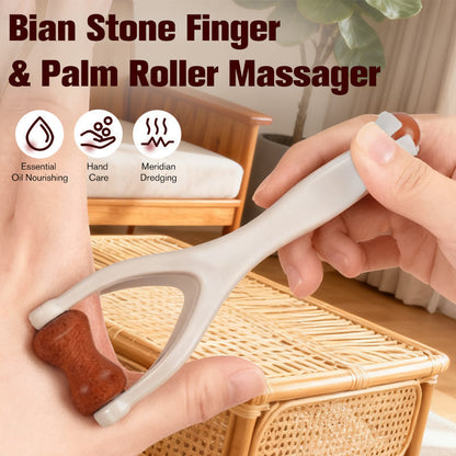 Bian Stone finger- og håndflaterullmassasjeapparat