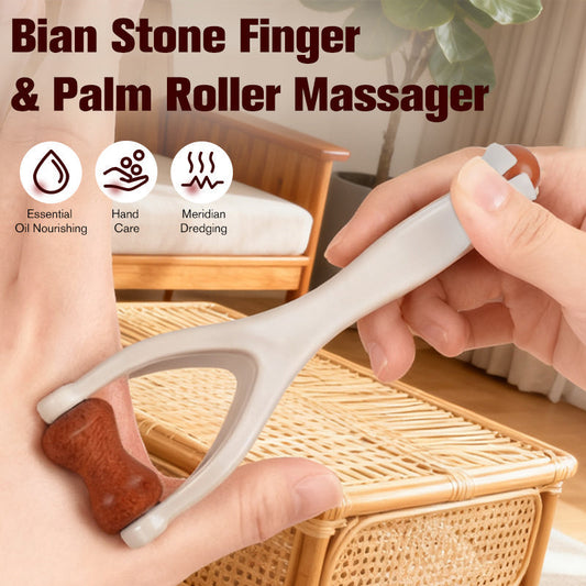Bian Stone finger- og håndflaterullmassasjeapparat