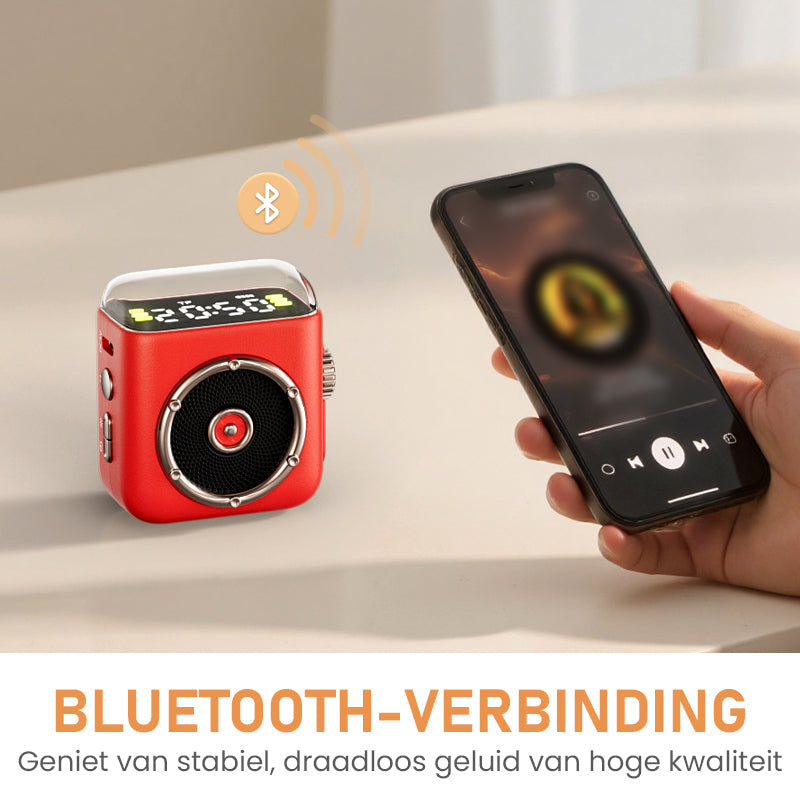 🔊 Nyhet! Magnetisk minihøyttaler 💥 360° lyd og LED-lysshow 🎶