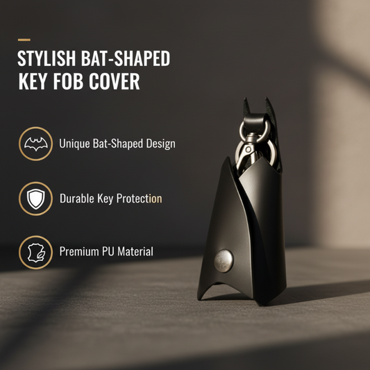 Stilig flaggermusformet nøkkelbrikkedeksel