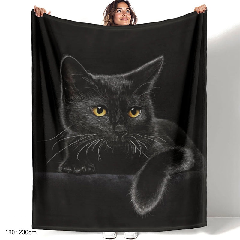 🐱50 % RABATT NÅ! 🔥 Koselig teppe for alle årstider – ultramyk og varm, perfekt for sofaen og sengen ✨
