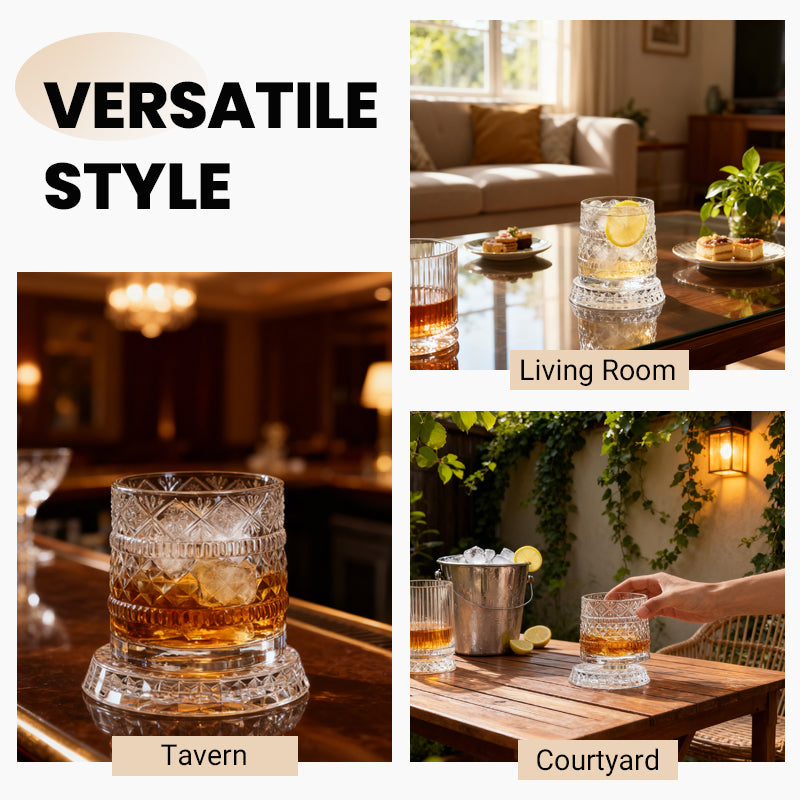 🥛💎Nyttårstilbud 48 % rabatt! ✨🔥 360° roterende whiskyglass