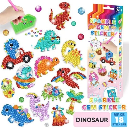 Den beste gaven - klistremerkesett med diamantmaleri