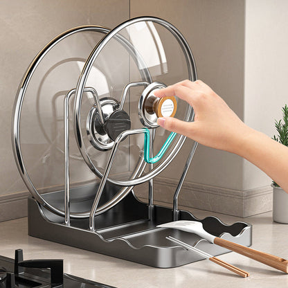 ⏳Begrenset spesialtilbud⏰Multifunksjonelt lokk og skjærebrettstativ