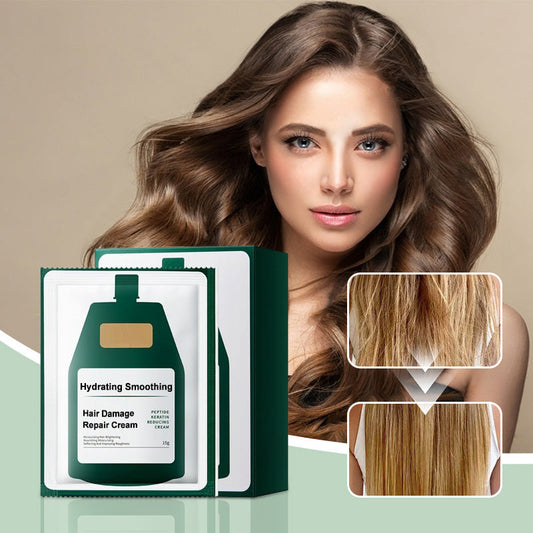 🔥Siste dag med 49 % rabatt🔥Fuktighetsgivende, glattende krem for reparasjon av skadet hår
