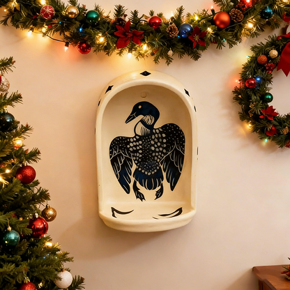 Håndlaget dekorativ veggnisje