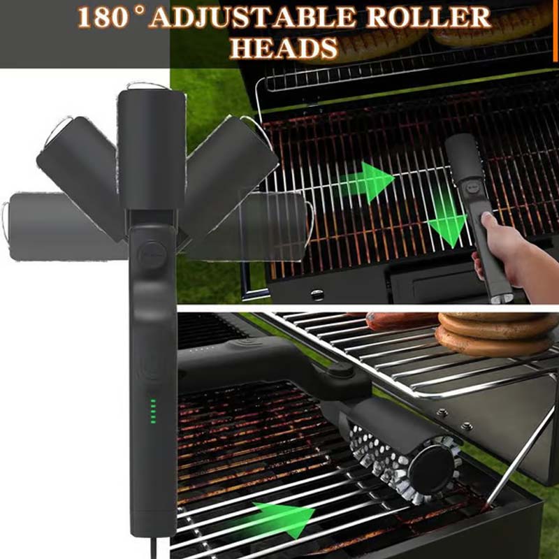Trådløs elektrisk grillbørsterenser