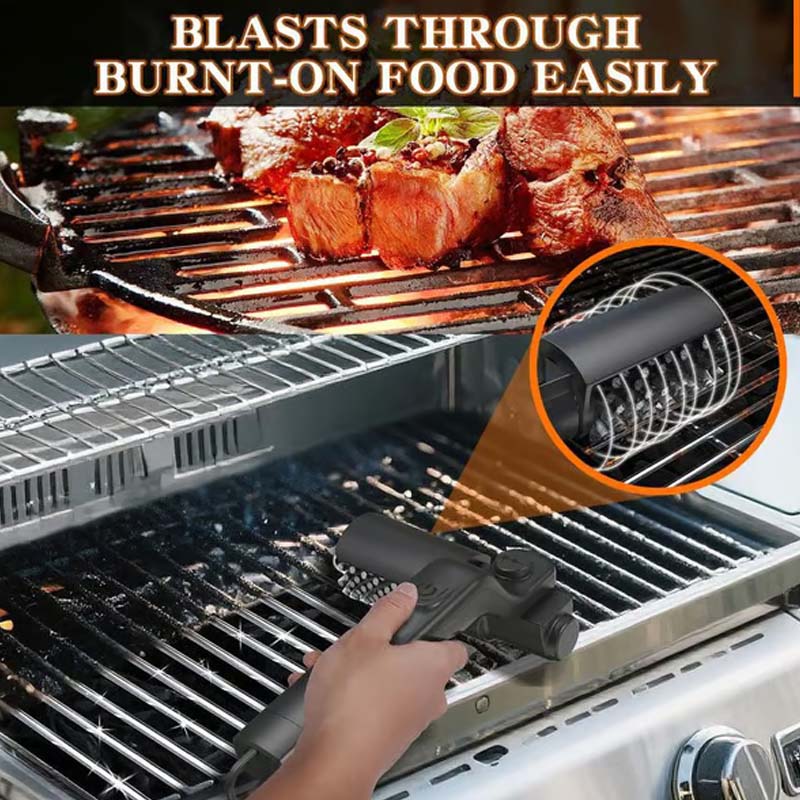 Trådløs elektrisk grillbørsterenser