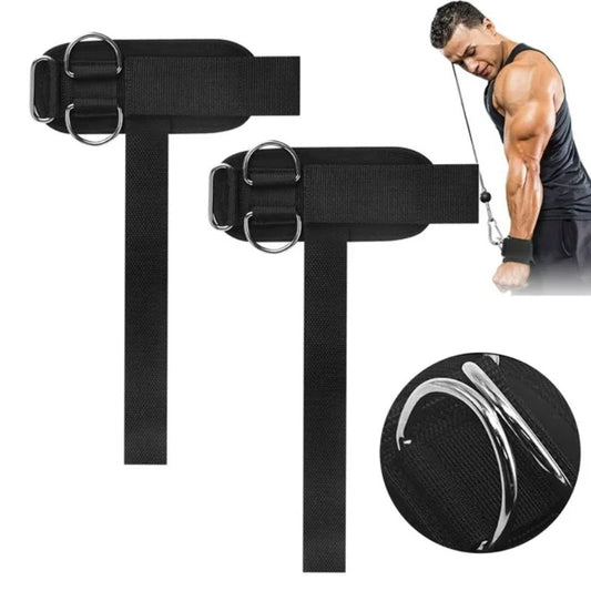 2 stk. vektløftingsstropper med D-ringer
