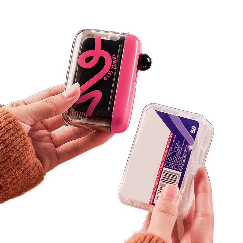 Automatisk popup-dispenser for tanntråd