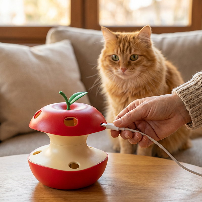 Smart Sensing Automatisk Katte Dreieskive Leke