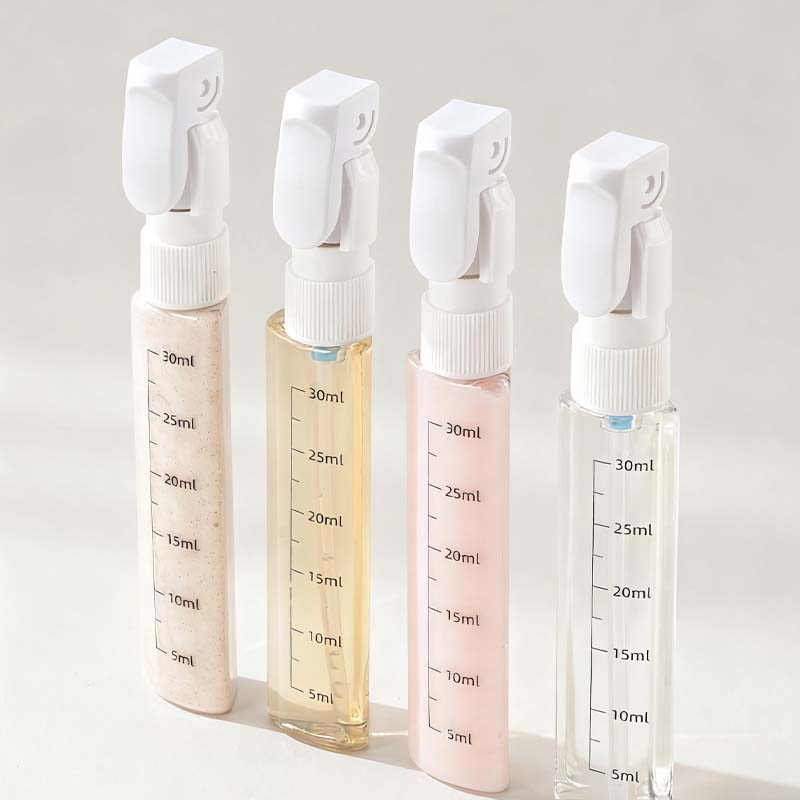🧴 NU 50% KORTING! 🎉 4-i-1 påfyllbare reiseflasker med dispenser