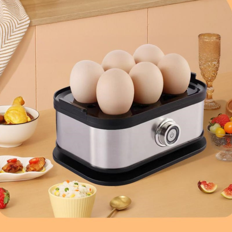👩‍🍳 Multifunksjonell eggekoker med gjennomsiktig lokk