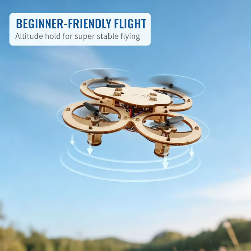 ✈️DIY-byggesett for barn: Tre-drone 🎁💥