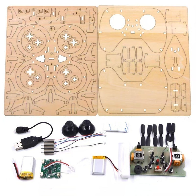 ✈️DIY-byggesett for barn: Tre-drone 🎁💥