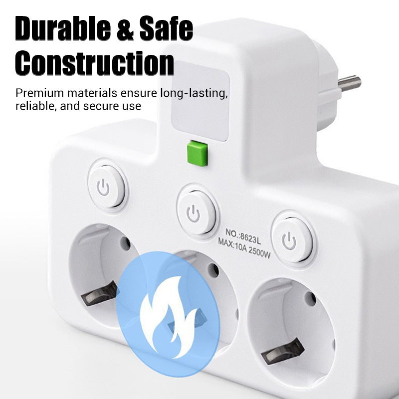 📢📢 50 % RABATT!! ⏰ Smart strømstrip med USB-porter