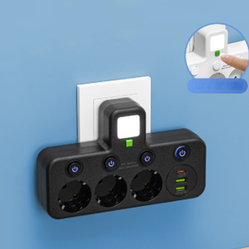 📢📢 50 % RABATT!! ⏰ Smart strømstrip med USB-porter