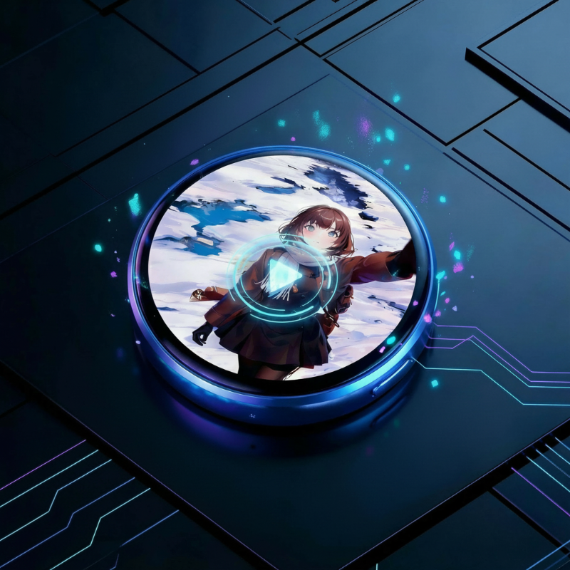 Smart Digital Display Badge med berøringsskjerm