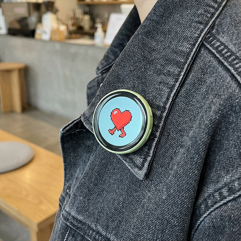 Smart Digital Display Badge med berøringsskjerm